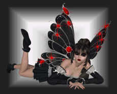 Gif animé gothique femme